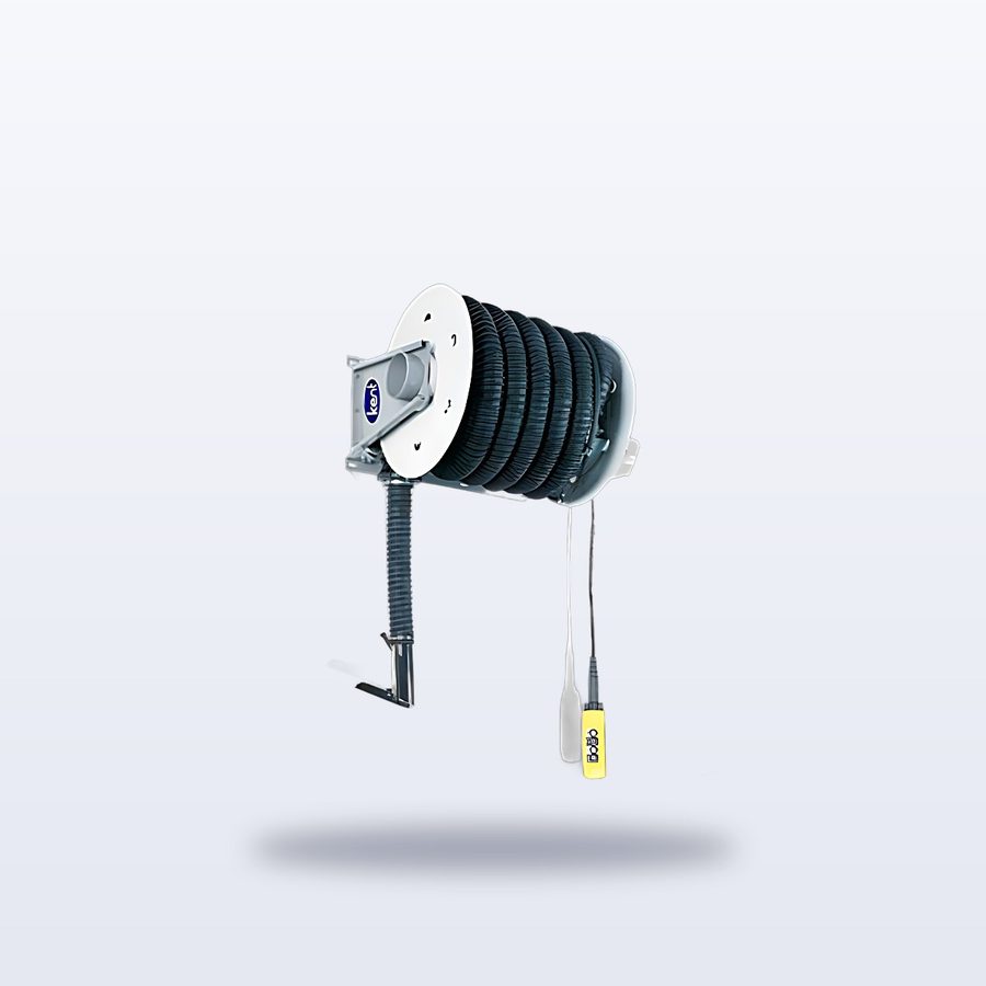 Motor Sarmalı Egzoz Makarası ø125 mm 10 m Hortumlu
